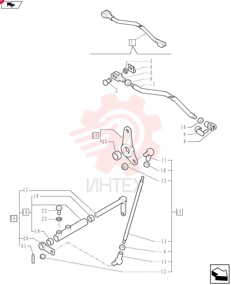 TIE-ROD,558mm L