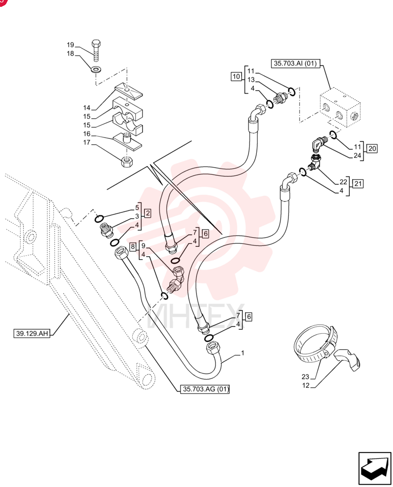 HYD TUBE 85802620 (2)