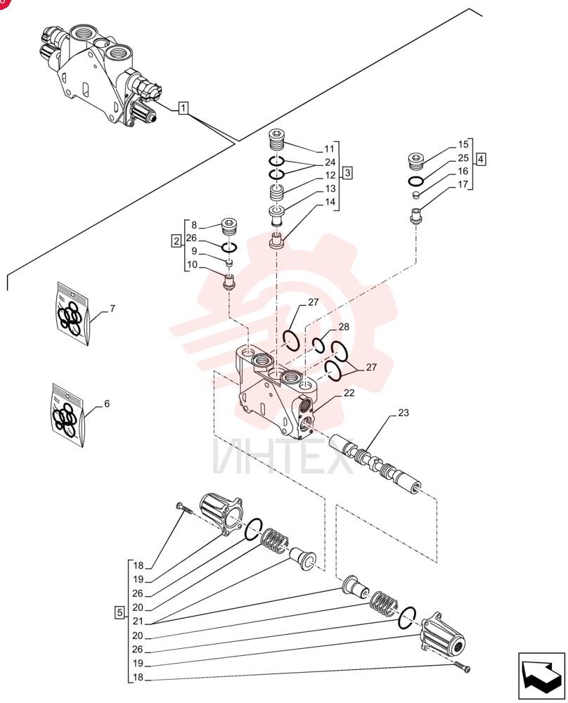 HYD VALVE SECTION 84231765