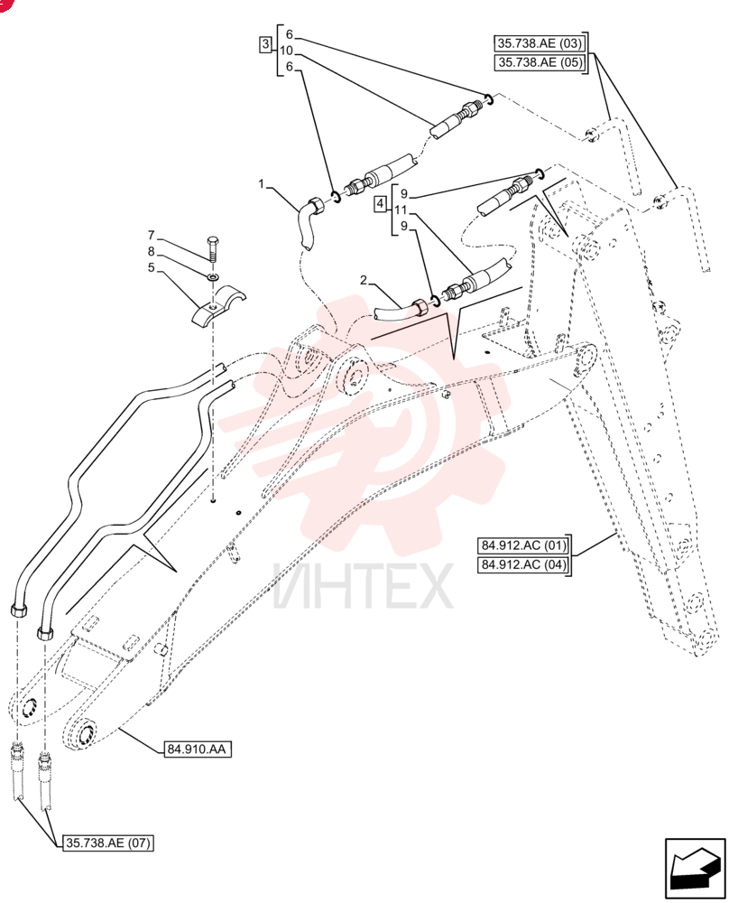 PRESSURE PIPE 87614629