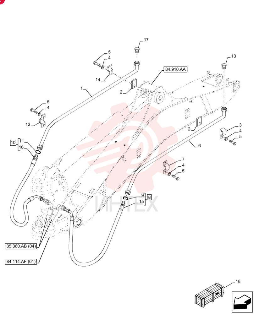 PRESSURE PIPE 87622842