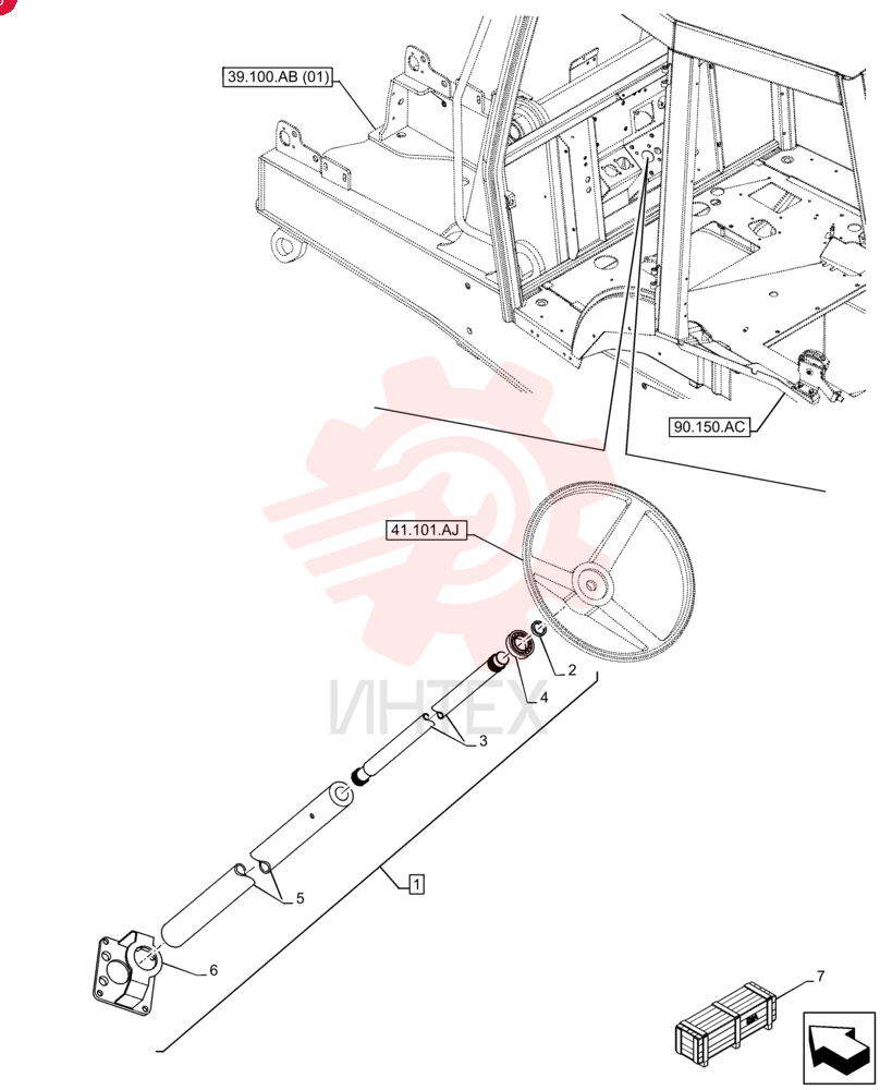 STEERING COLUMN,Fixed 87324864