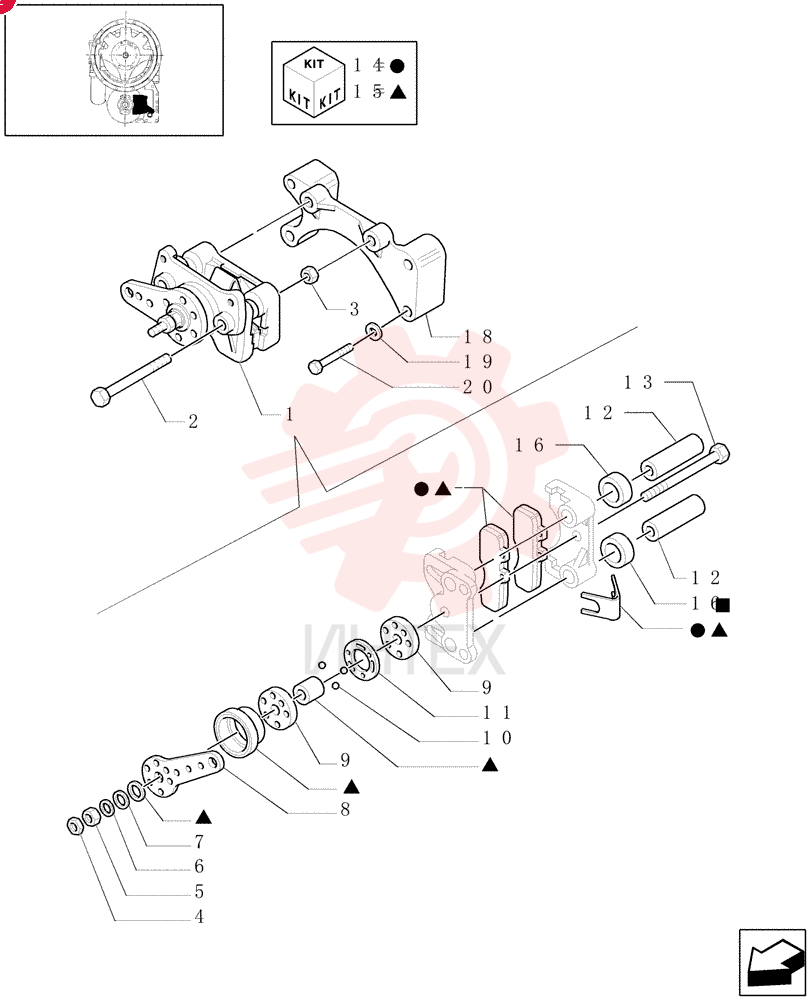 BRAKE ASSY.