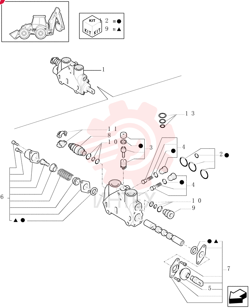 HYD VALVE SECTION 85826248