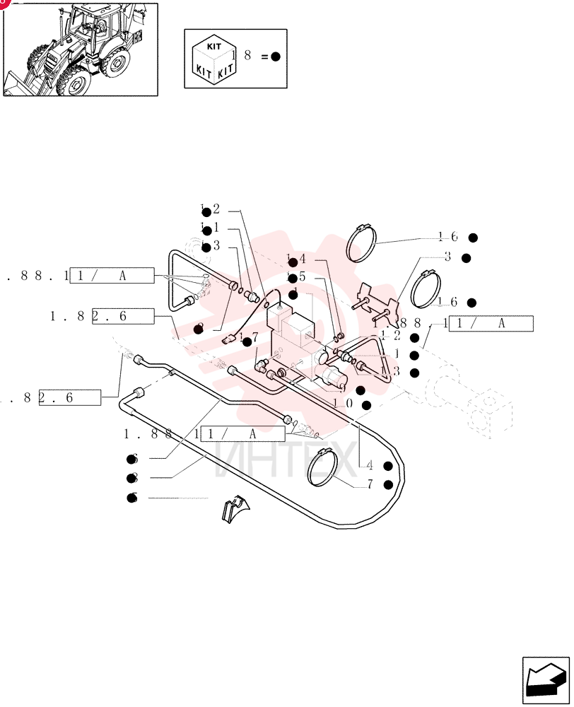 HYDRAULIC VALVE 85805223