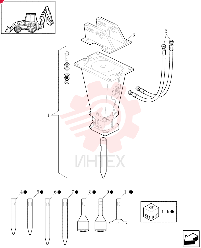 PICK HAMMER 82848120