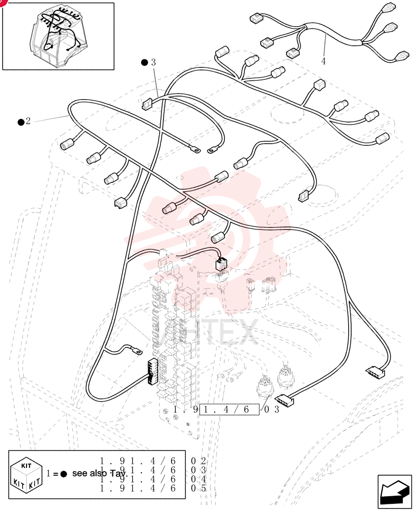 WIRE HARNESS 87406392 (1)