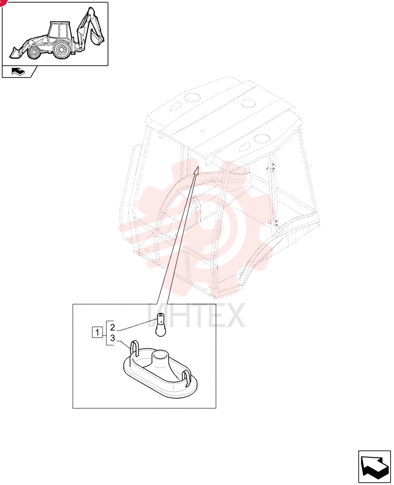 CEILING LAMP,12V, 10W
