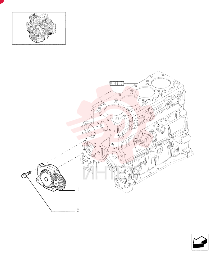 ENGINE OIL PUMP 4897480
