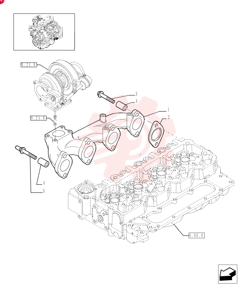 EXHAUST MANIFOLD 2855807