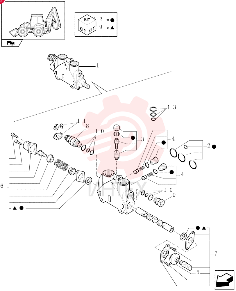 HYD VALVE SECTION 85826248