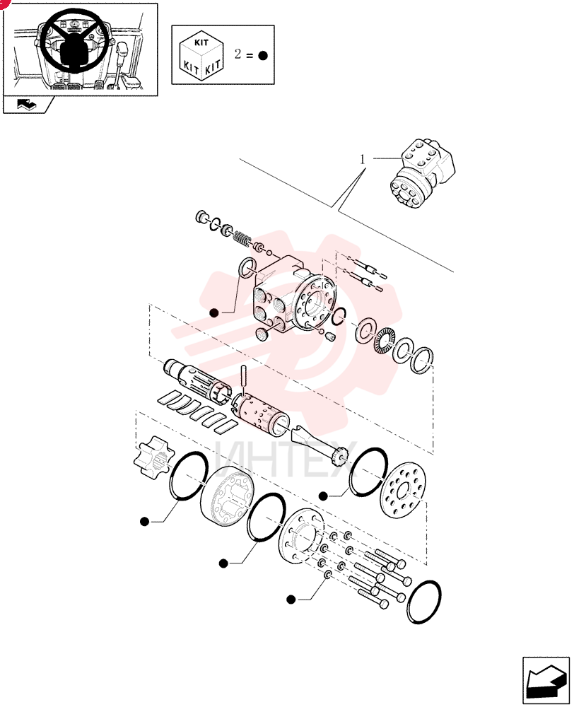 HYDRAULIC STEERING 87360432 (1)