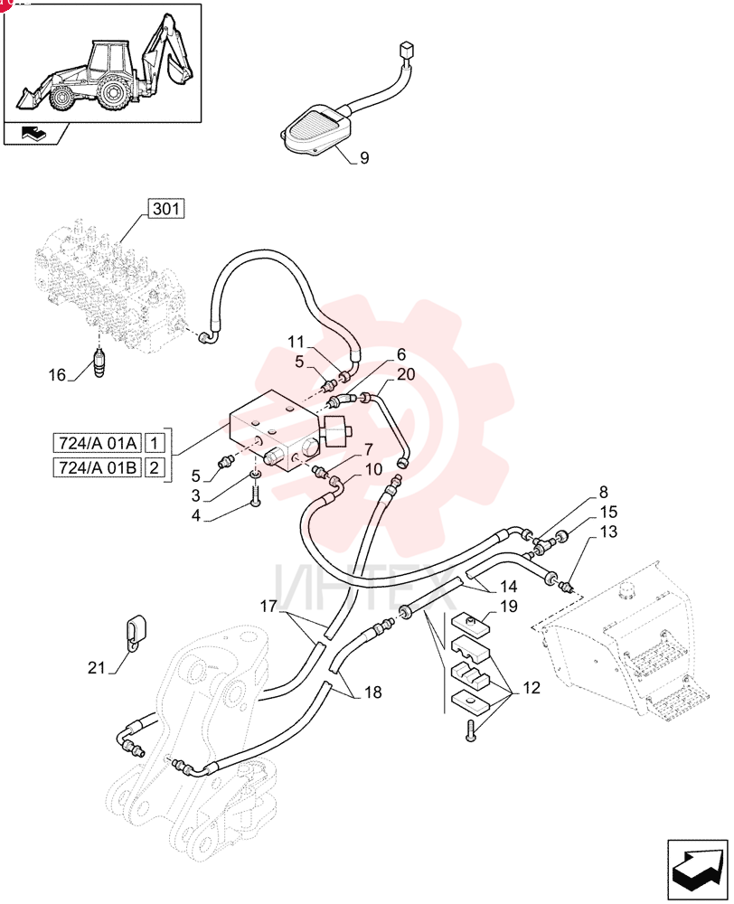 HYDRAULIC VALVE 87677466 (2)