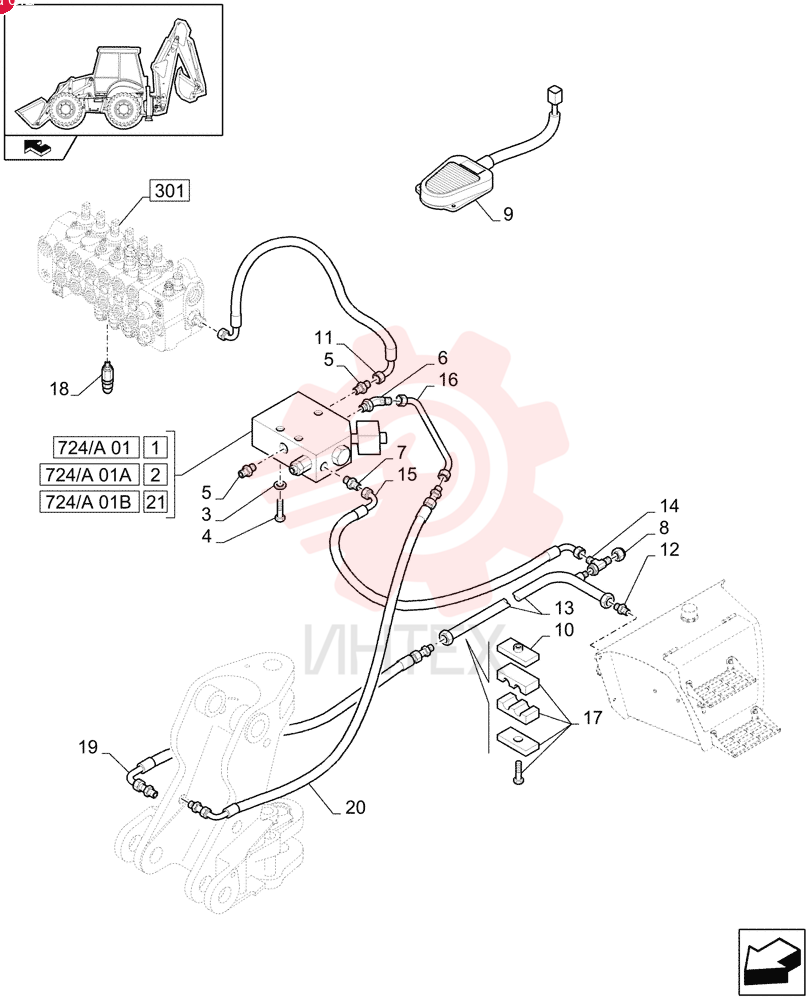HYDRAULIC VALVE 87358199 (2)