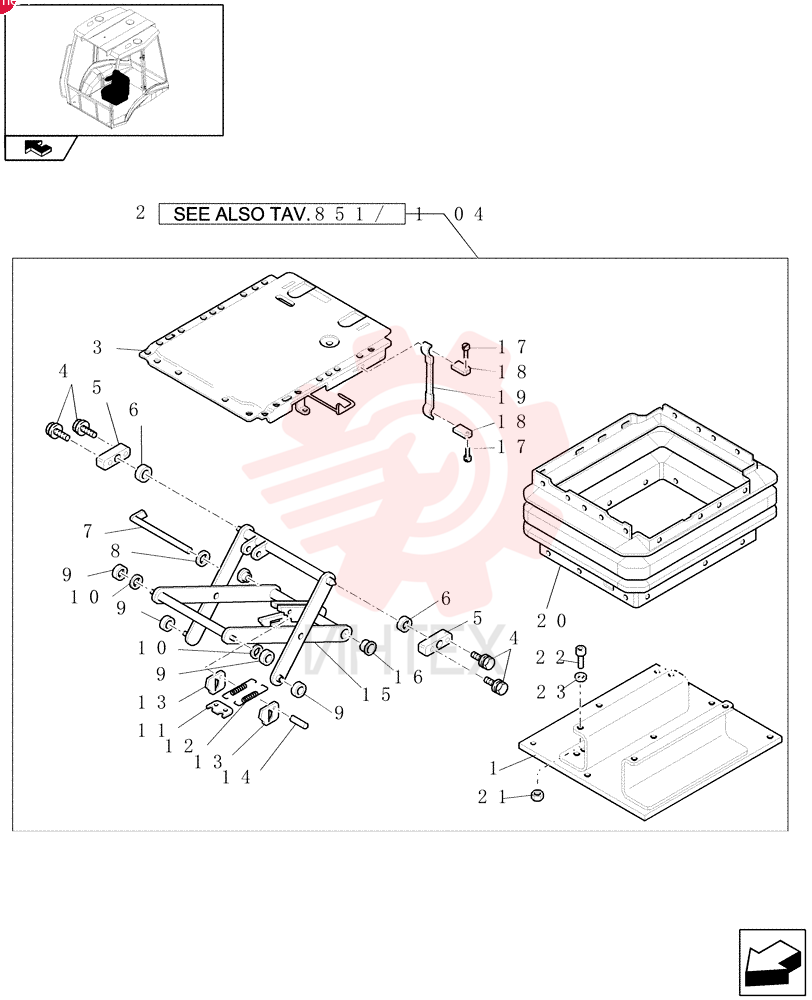 RETAINING PLATE 85817427