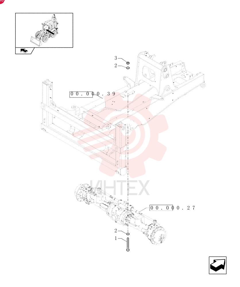 BOLT,Hex, M27 x 2 x 210mm, Cl 10.9