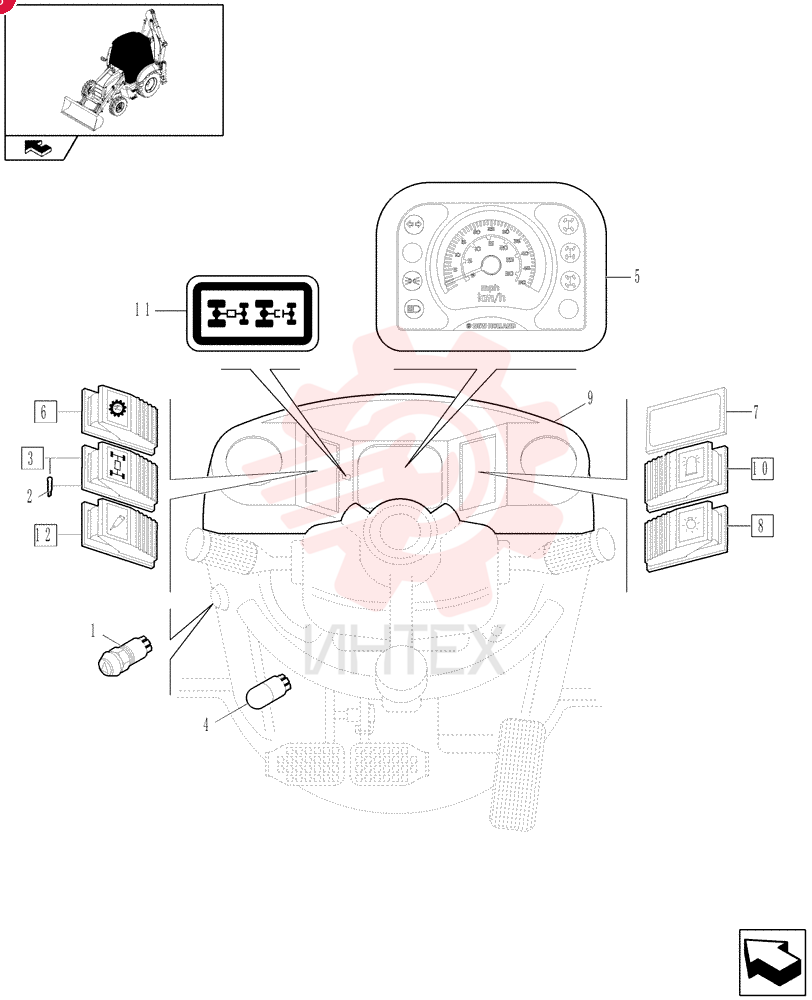 FLASHER SWITCH 85806133