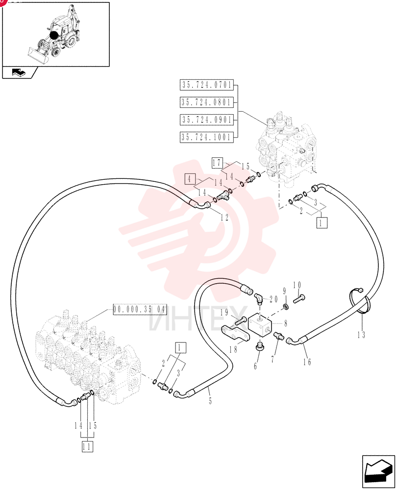 HYD CONNECTOR 83963375