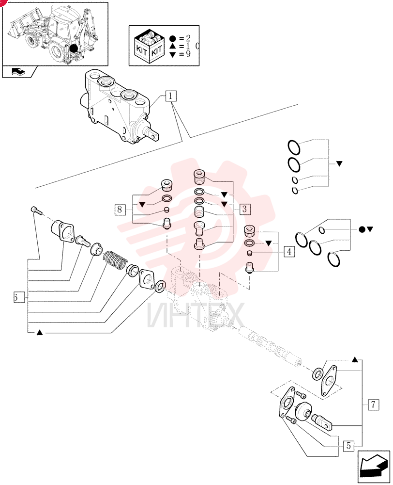 HYD VALVE SECTION 84232355