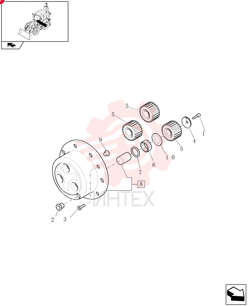 LOCK BOLT,Self, M10 x 1.25 x 50mm 85808267 (2)