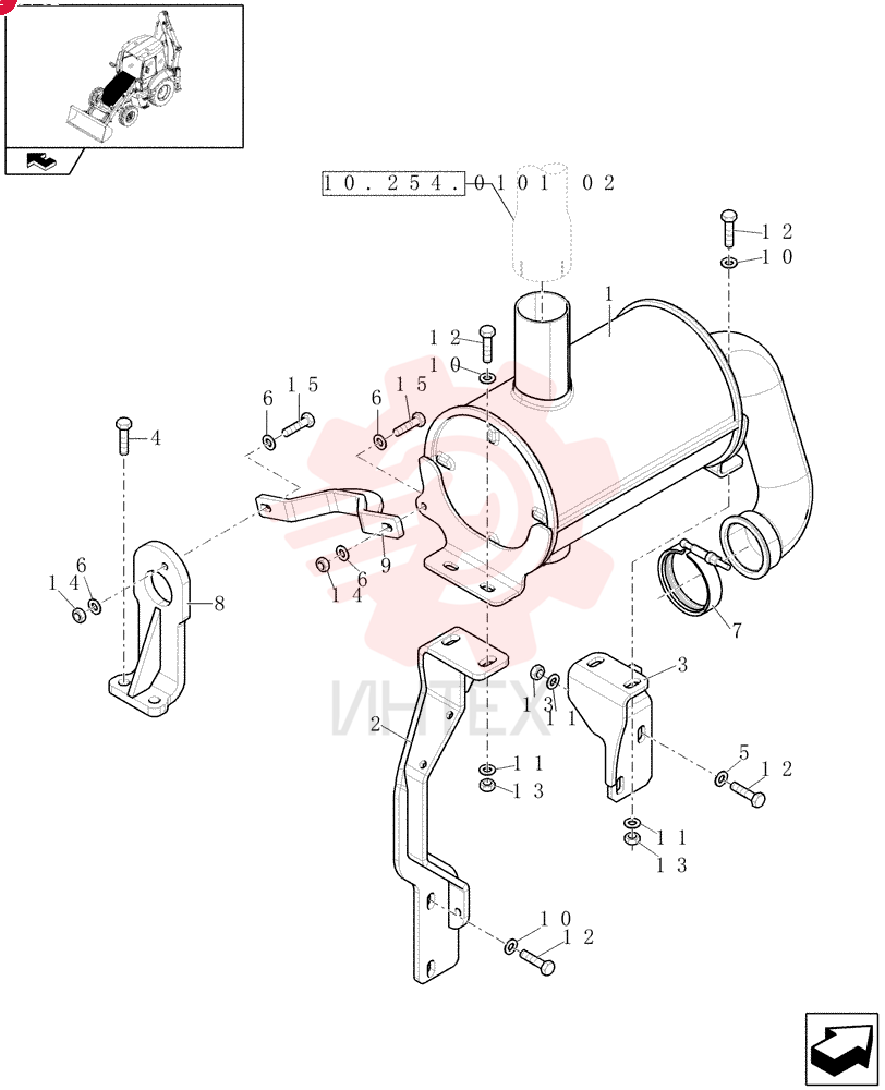 MUFFLER 87474192