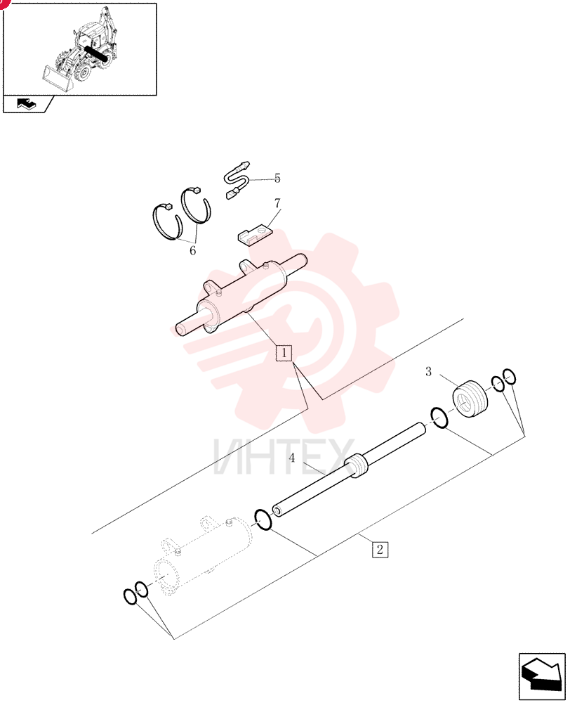 STEERING CYLINDER 84204657