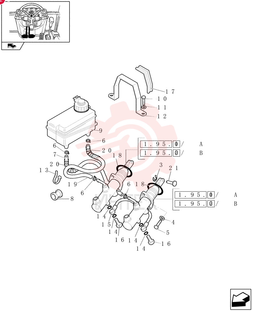 BRAKE CYLINDER,38.3mm Stroke