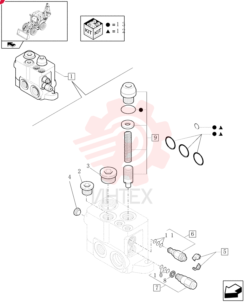 HYD VALVE SECTION