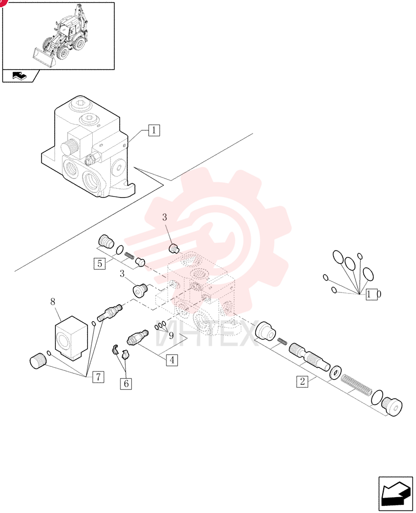 HYD VALVE SECTION