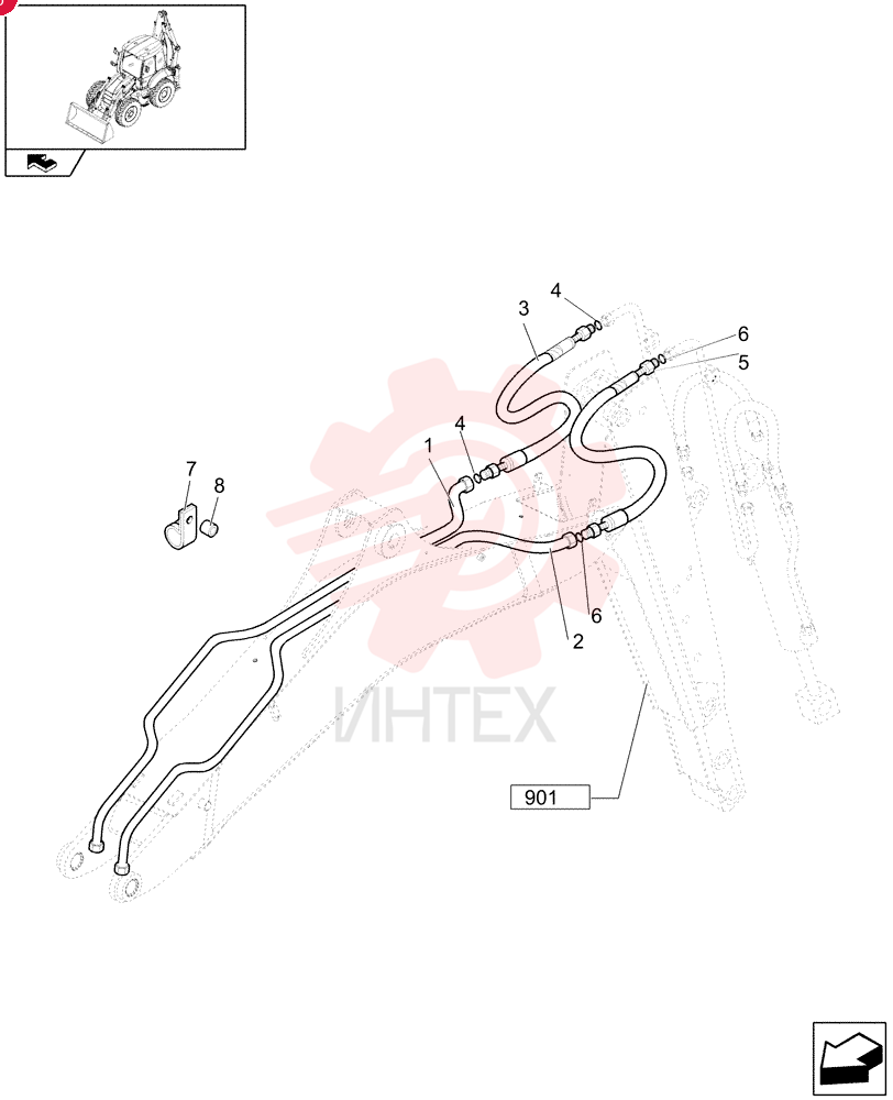 PRESSURE PIPE 87614629 (2)