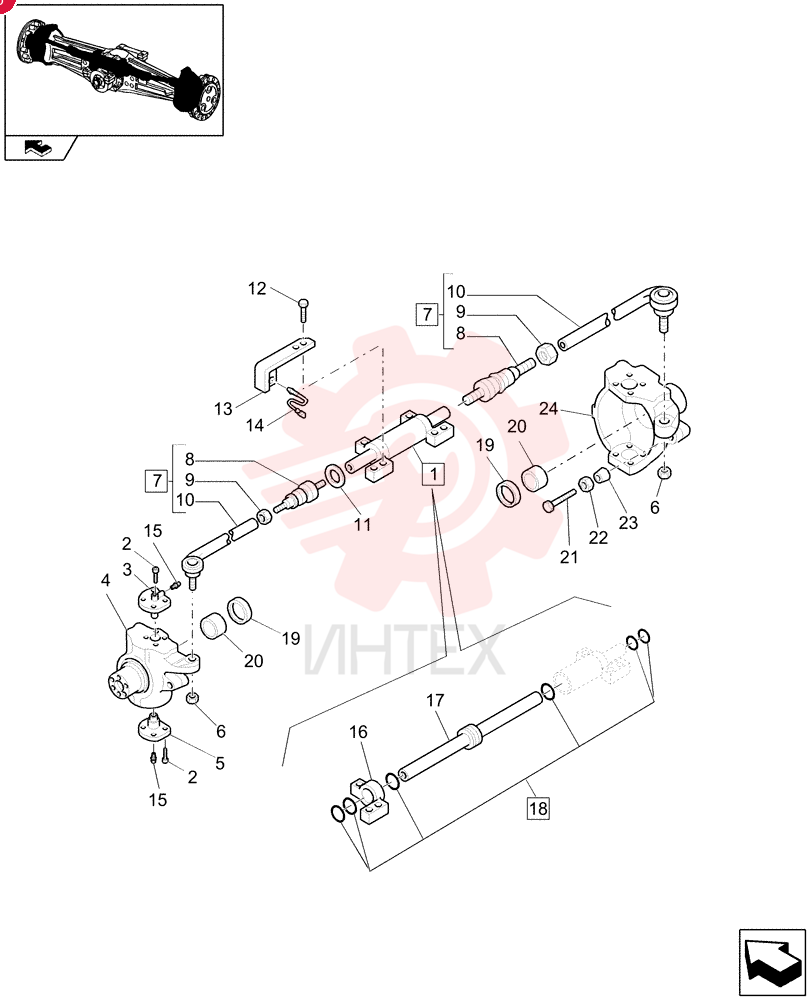 STEERING CYLINDER 85807979