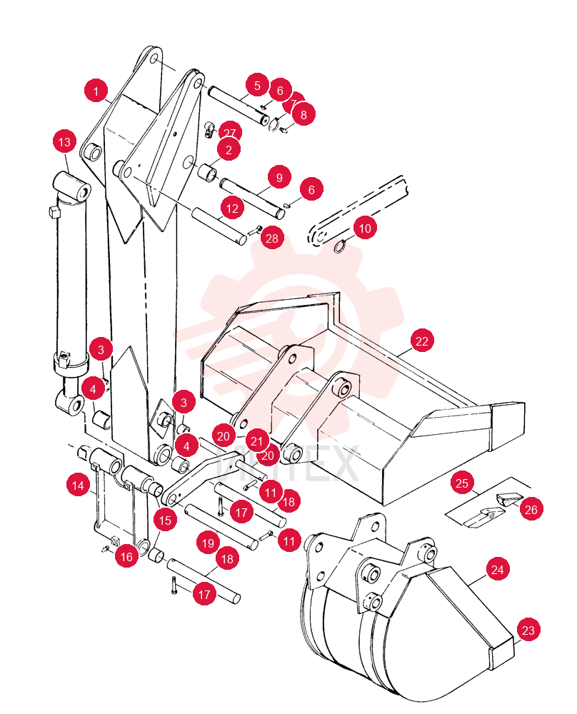 BACKHOE ARM