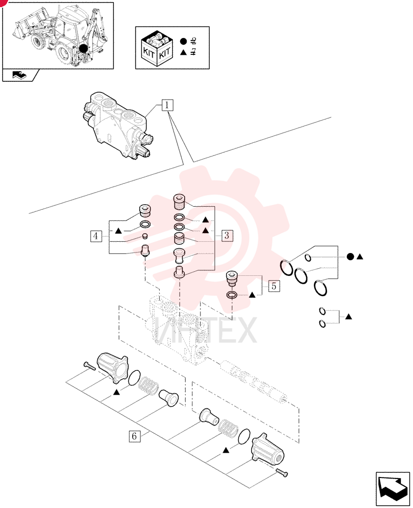 HYD VALVE SECTION 84231780