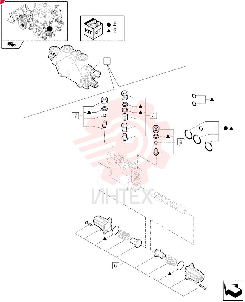 HYD VALVE SECTION 84231765