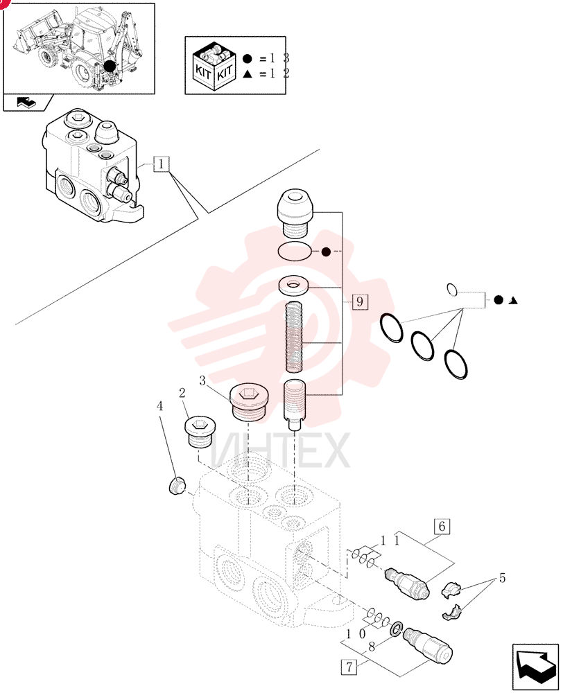 HYD VALVE SECTION 87610858