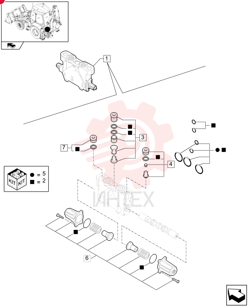 HYD VALVE SECTION 84373257