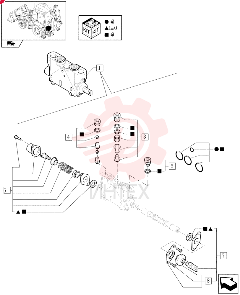 HYD VALVE SECTION 84232162