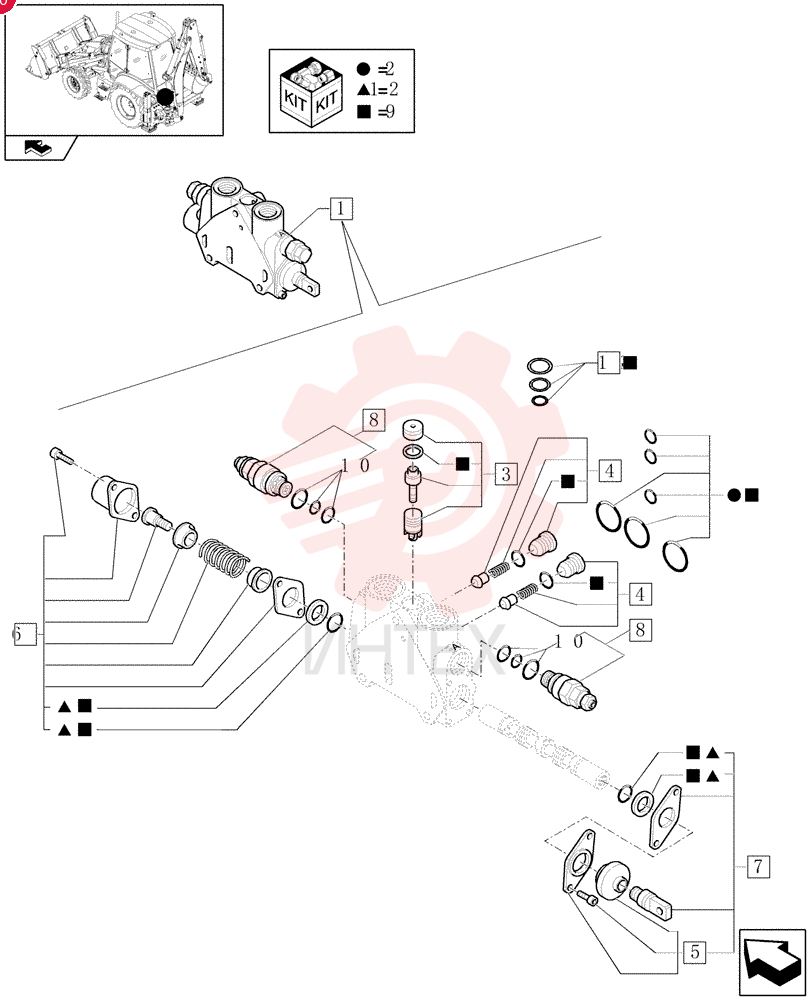 HYD VALVE SECTION 85819379