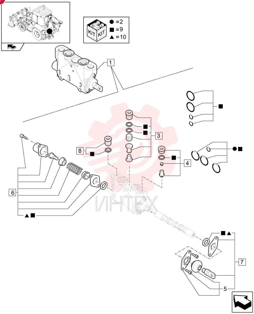 HYD VALVE SECTION 84373258