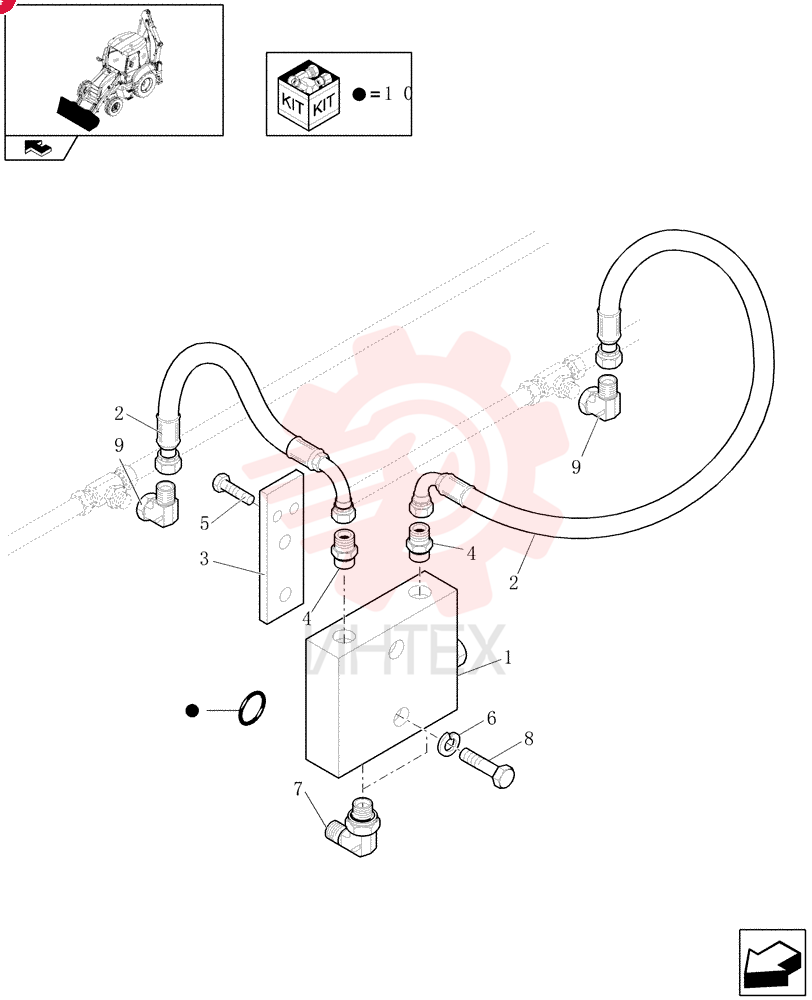 HYDRAULIC VALVE 85820844