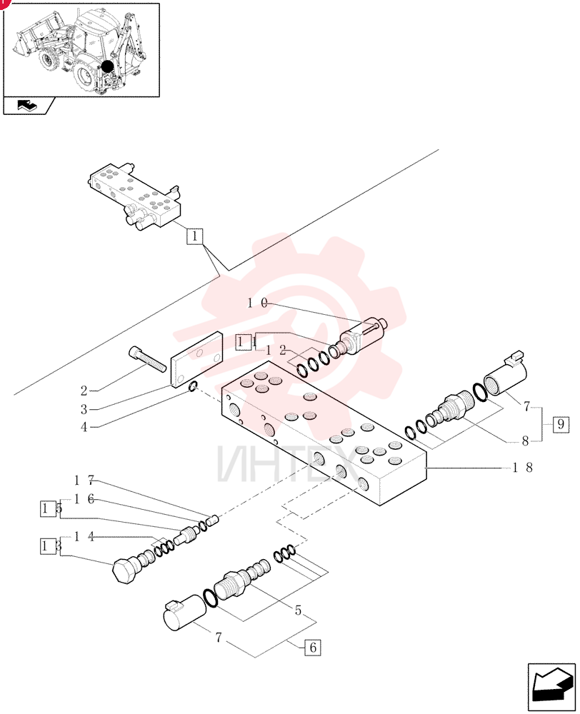 HYDRAULIC VALVE 85827472