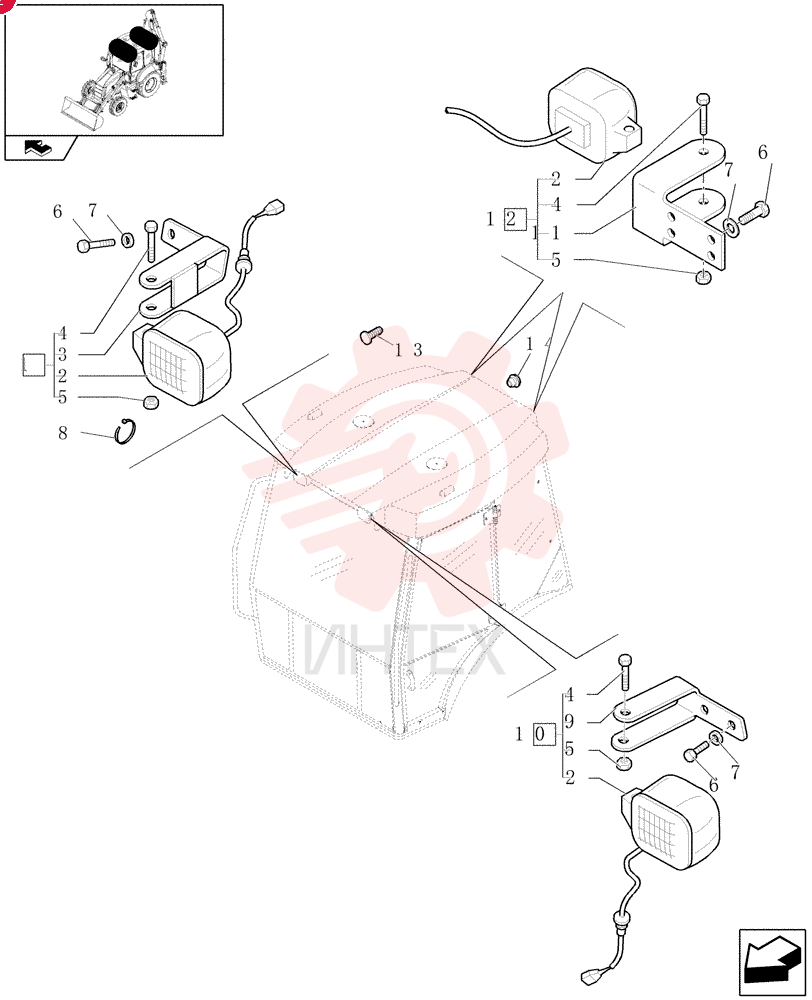 LIGHT,Halogen, 12V, 55W, Clear