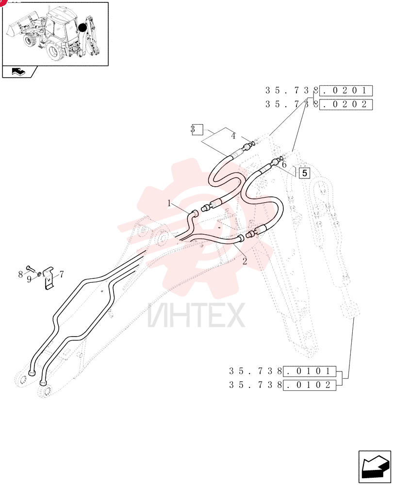PRESSURE PIPE 87614629 (2)