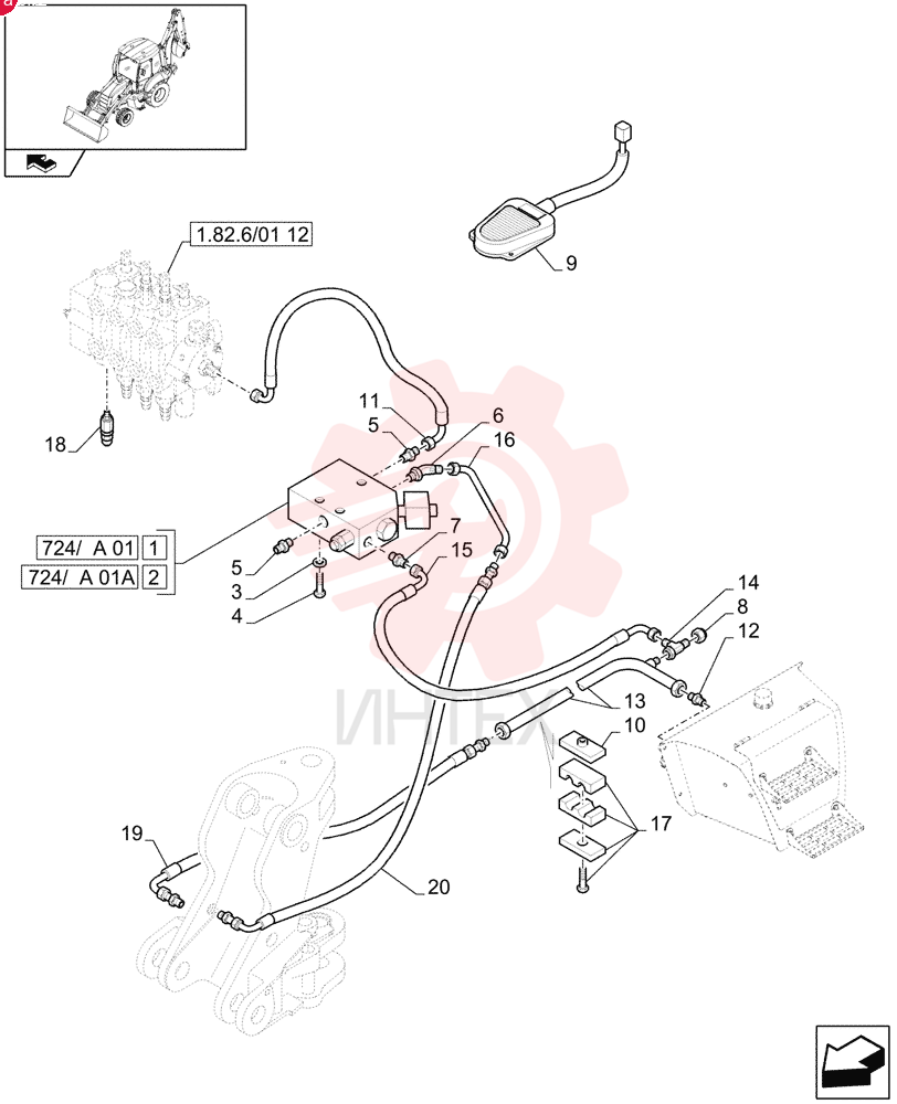 HYDRAULIC VALVE 87677466 (3)