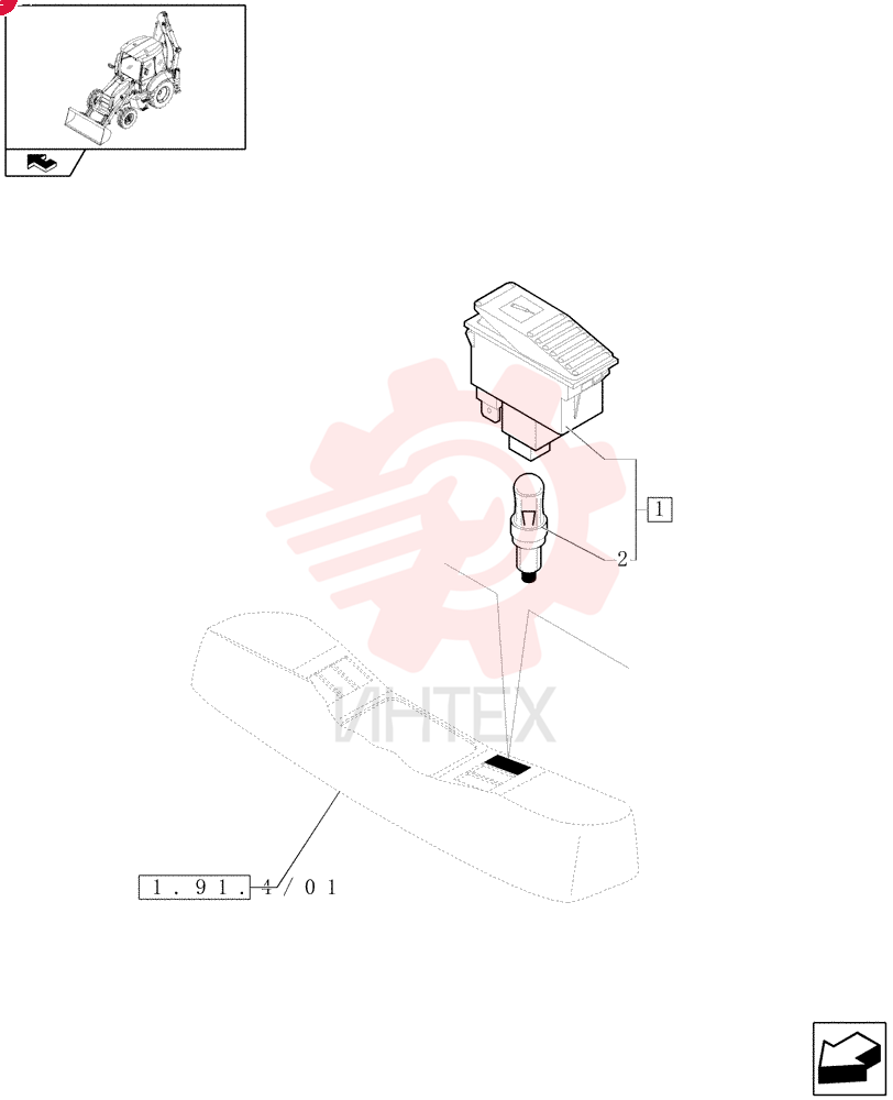 SWITCH ASSY 85819072