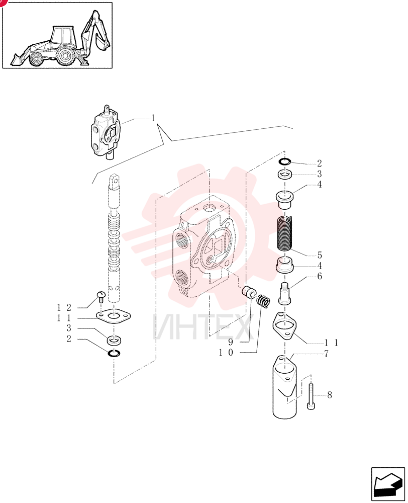 HYD VALVE SECTION