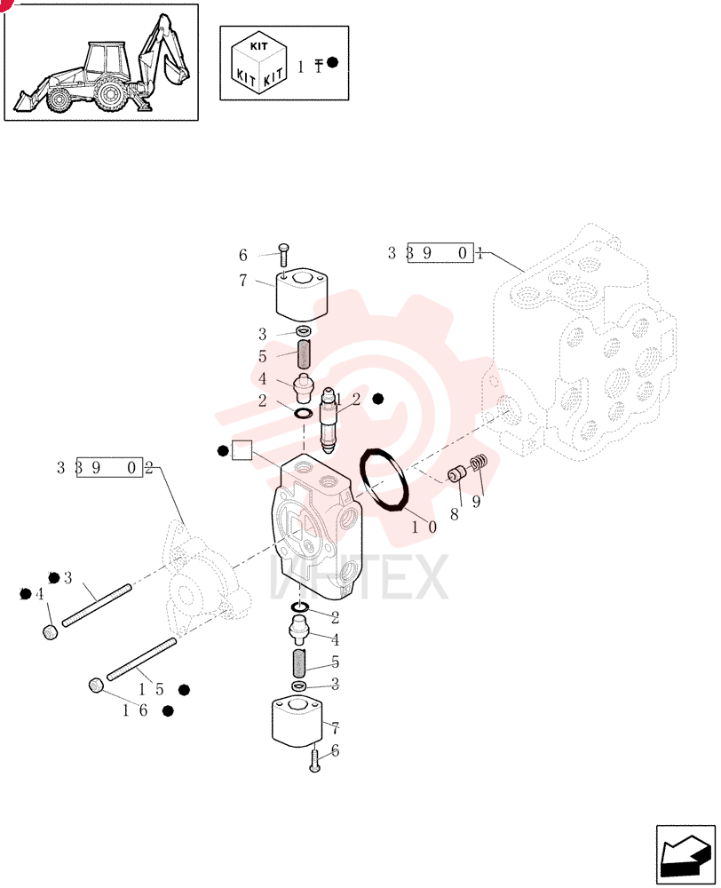 HYD VALVE SECTION 87326257