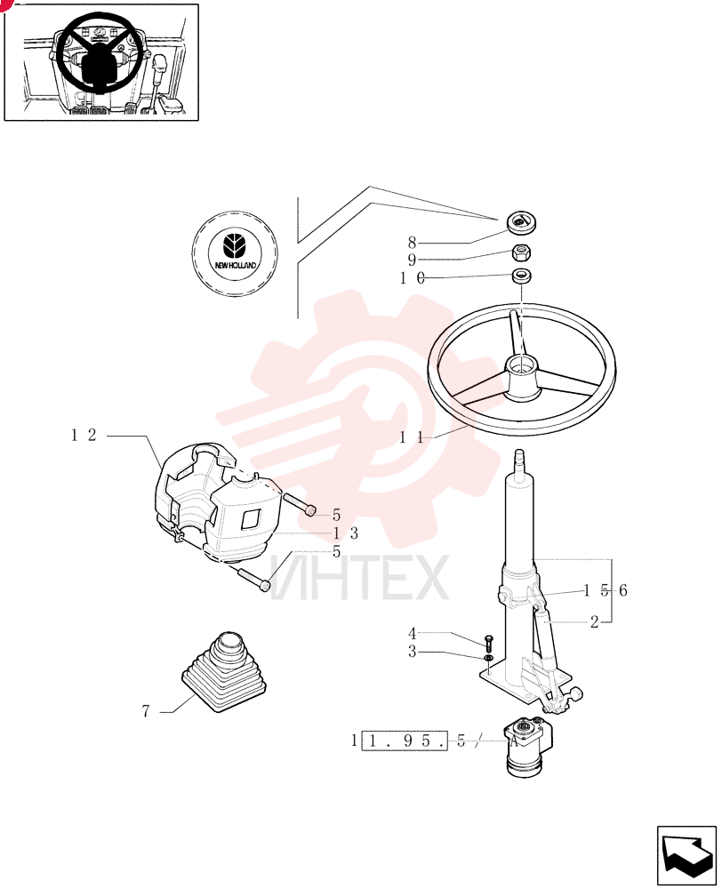 HYDRAULIC STEERING 85805624 (2)