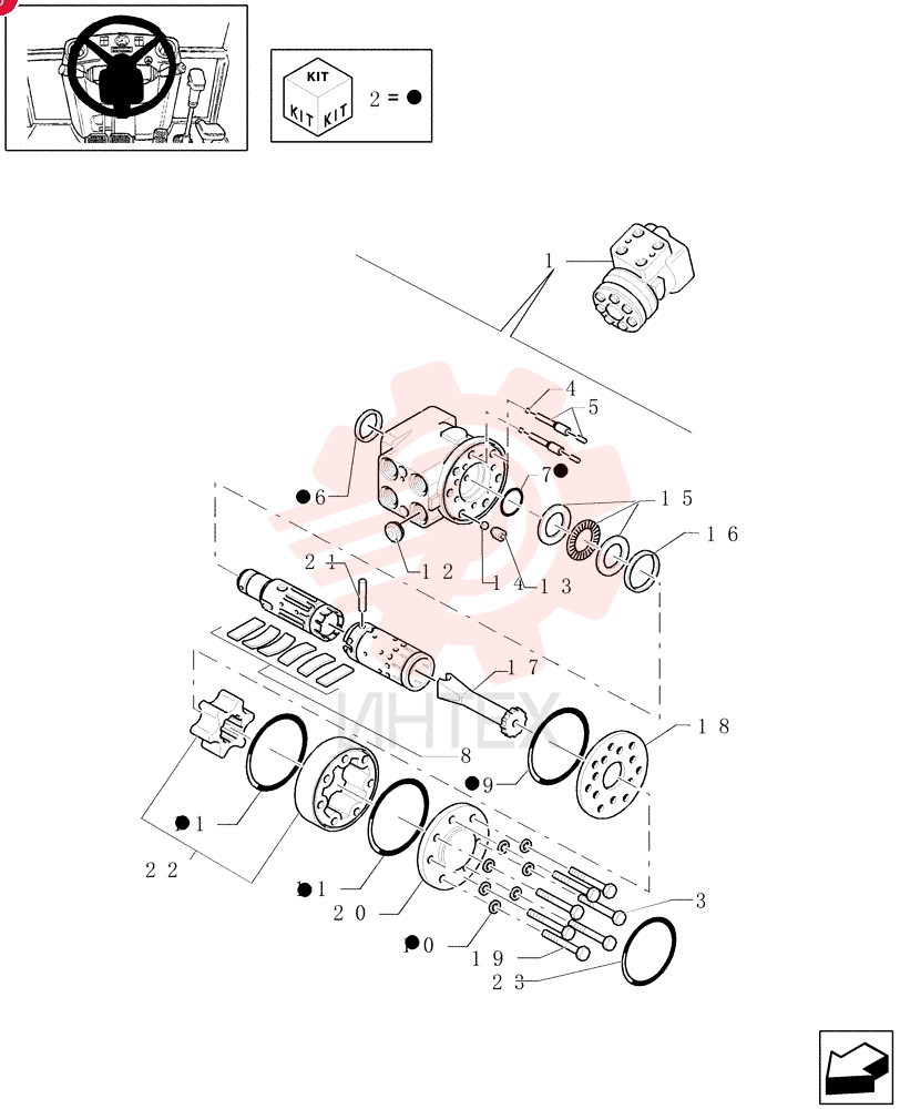 HYDRAULIC STEERING 85805624 (3)