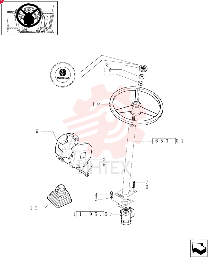 HYDRAULIC STEERING 85805624 (1)